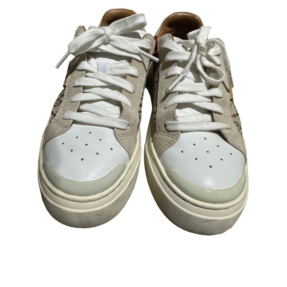 Tory Burch T Monogram Ladybug Sneaker Color Hazel T Monogram Tory Red